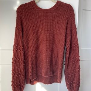 Madewell bobble sleeve sweater